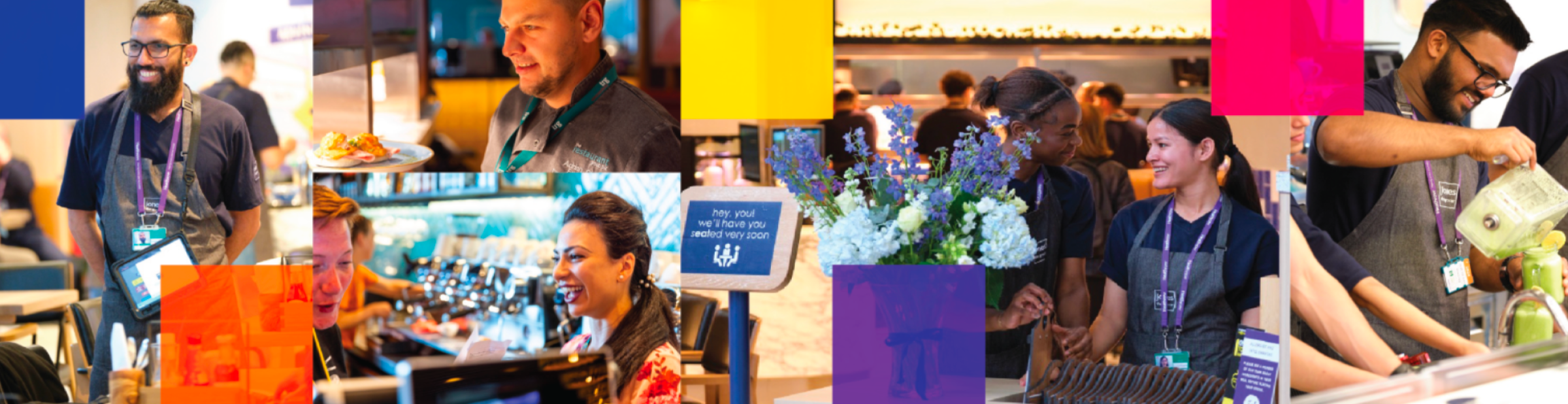 TRG team members in various work settings